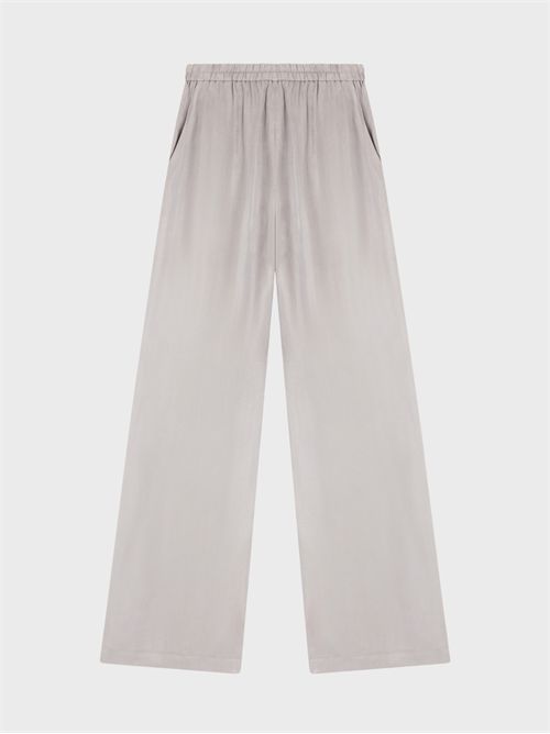 Women's fluid lyocell trousers with elastic waist EMPORIO ARMANI | EW003307AF20900U6272